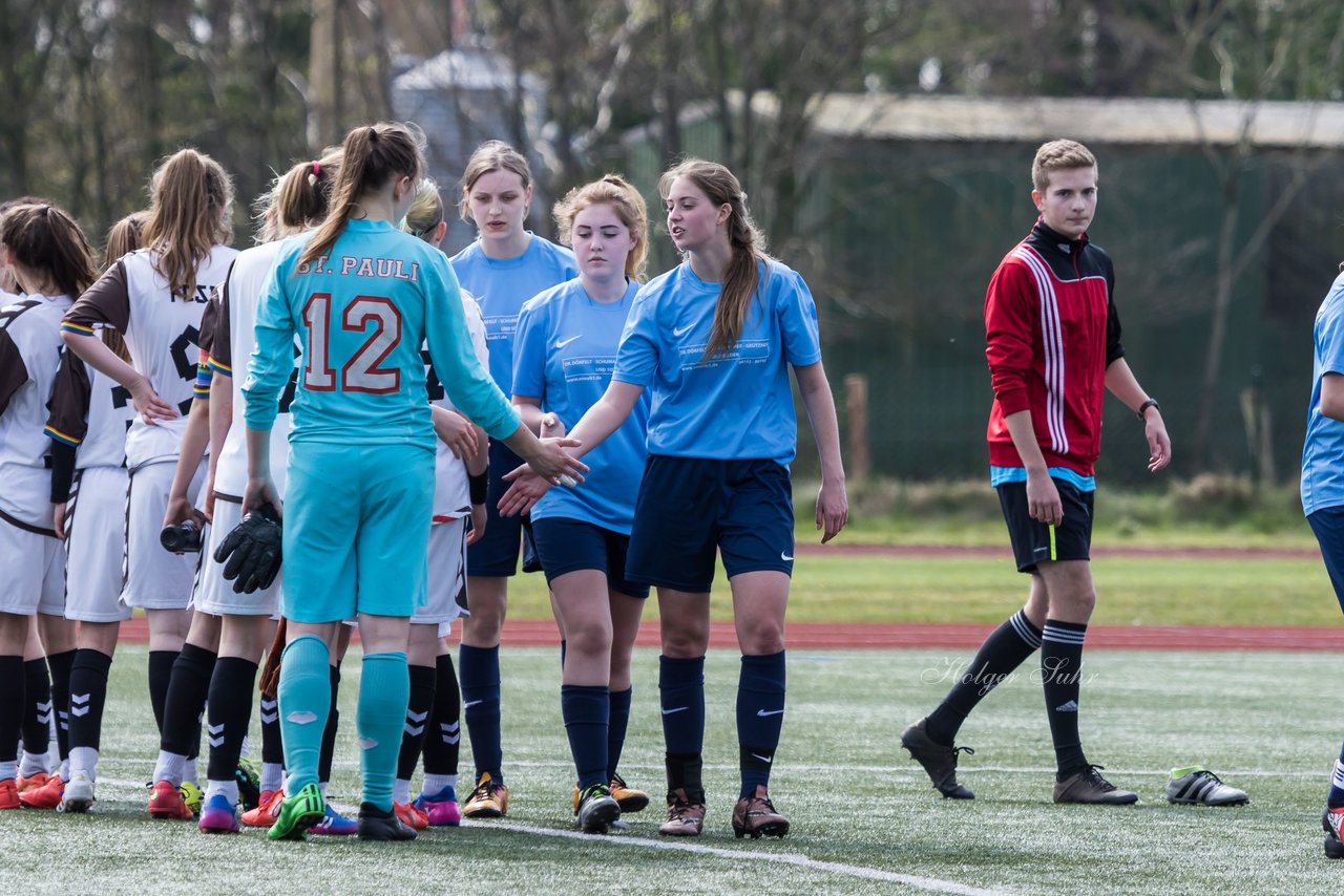 Bild 356 - B-Juniorinnen Ellerau - St. Pauli : Ergebnis: 1:1